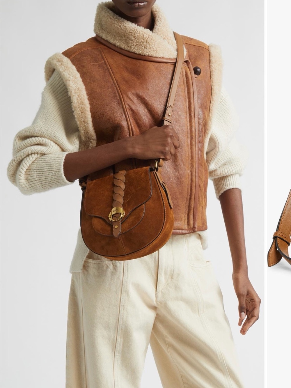 Isabel Marant Altay Suede Shoulder Bag - Picture 2 of 12
